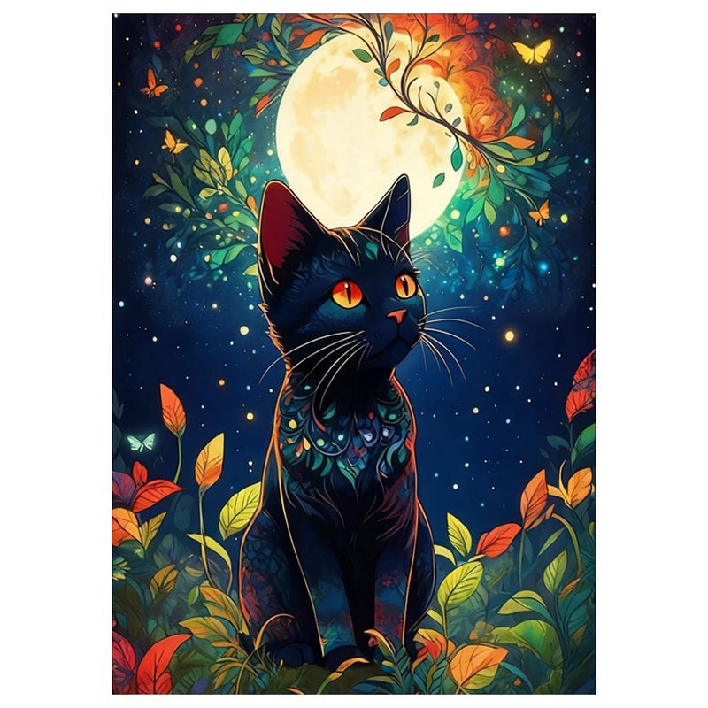 Diamond painting, full diamond animal DIY, diamond embroidery ornaments, living room and bedroom decorative paintings, cross-border exclusive factory wholesale. - Image 1